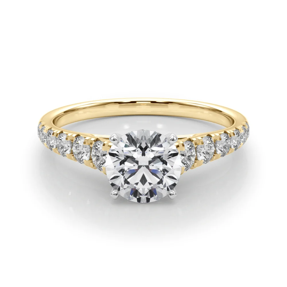Graduated Diamond Engagement Ring - Image 8