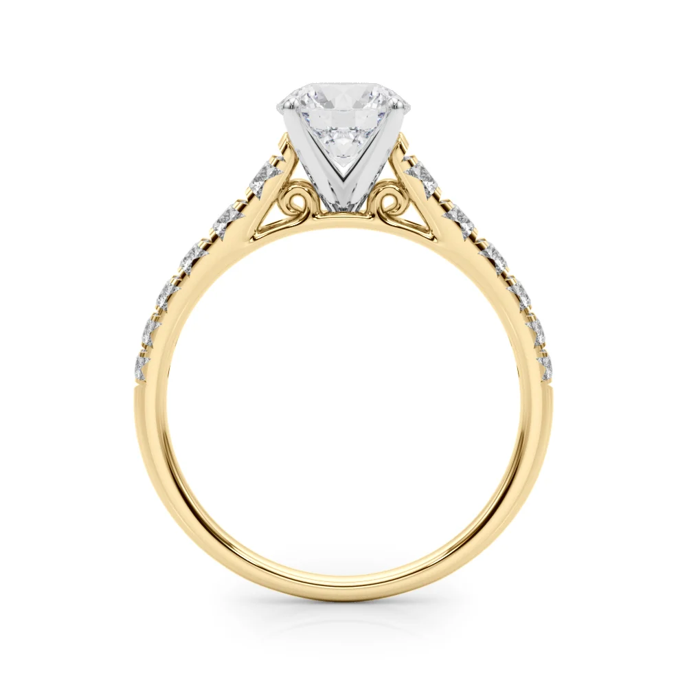 Graduated Diamond Engagement Ring - Image 7
