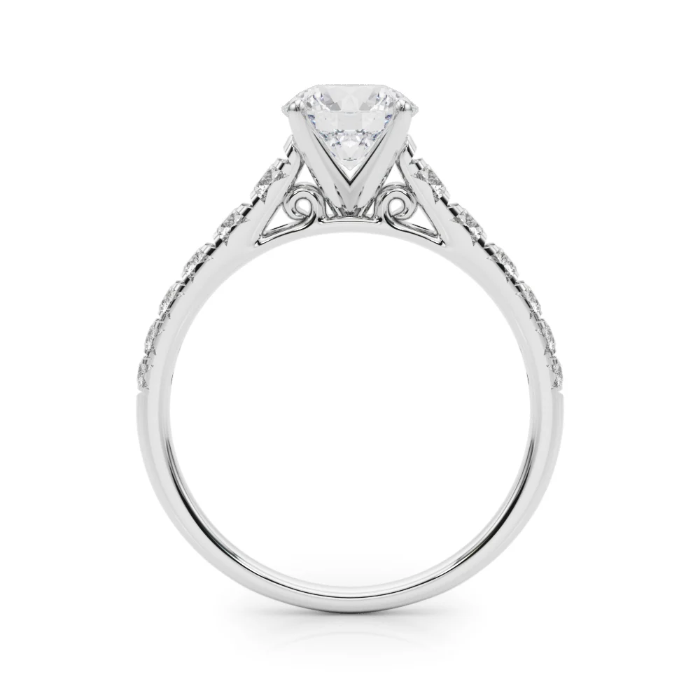 Graduated Diamond Engagement Ring - Image 2