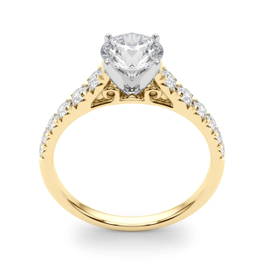 Graduated Diamond Engagement Ring - Image 10