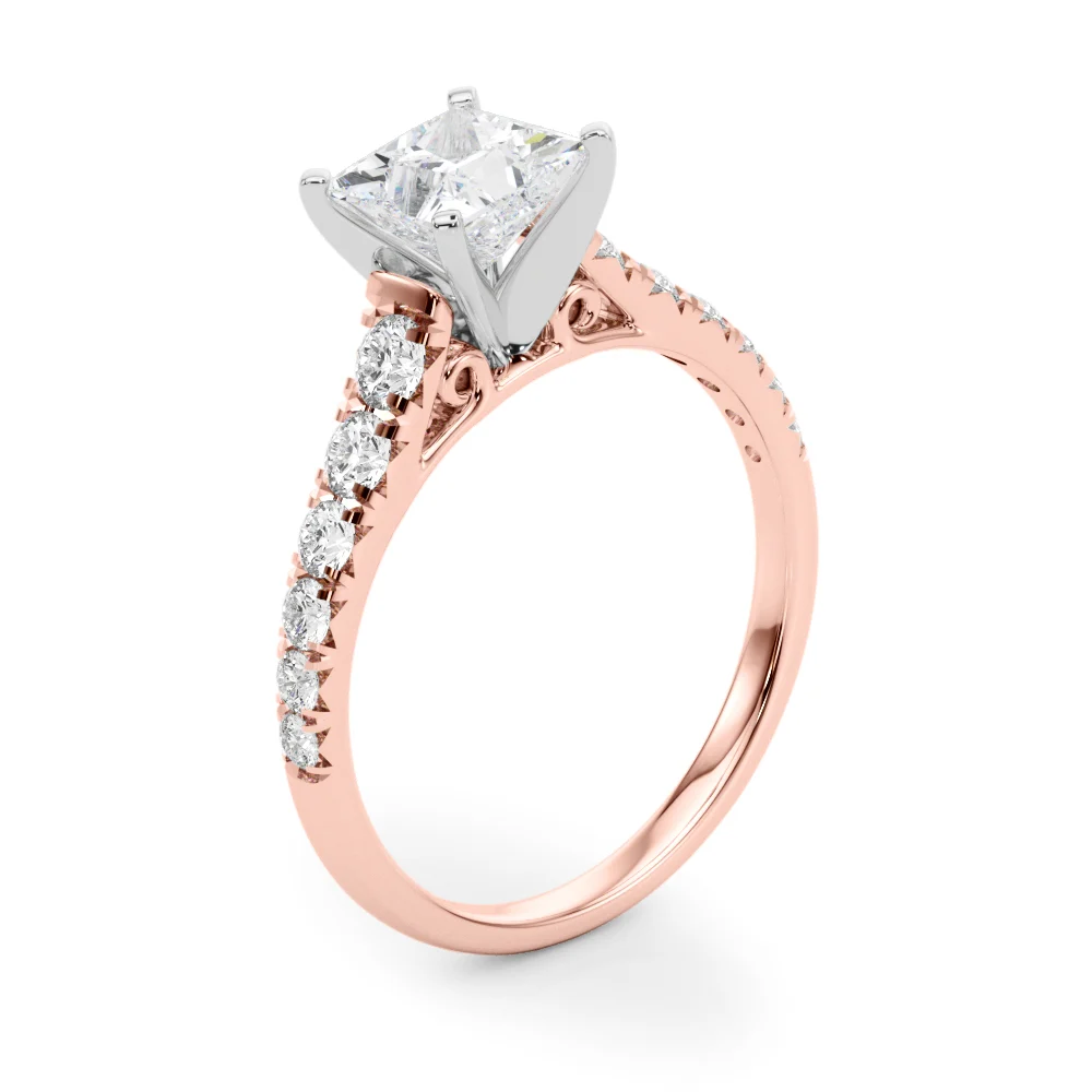 Graduated Diamond Engagement Ring - Image 74