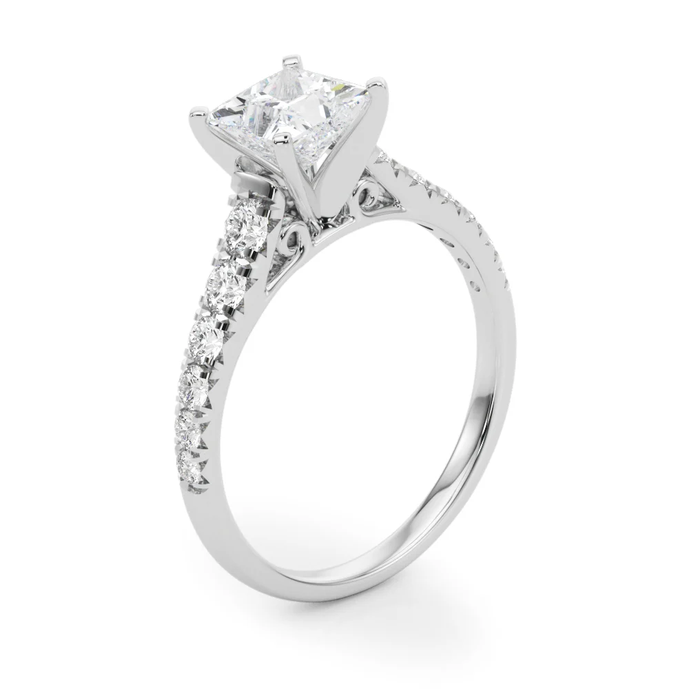 Graduated Diamond Engagement Ring - Image 64