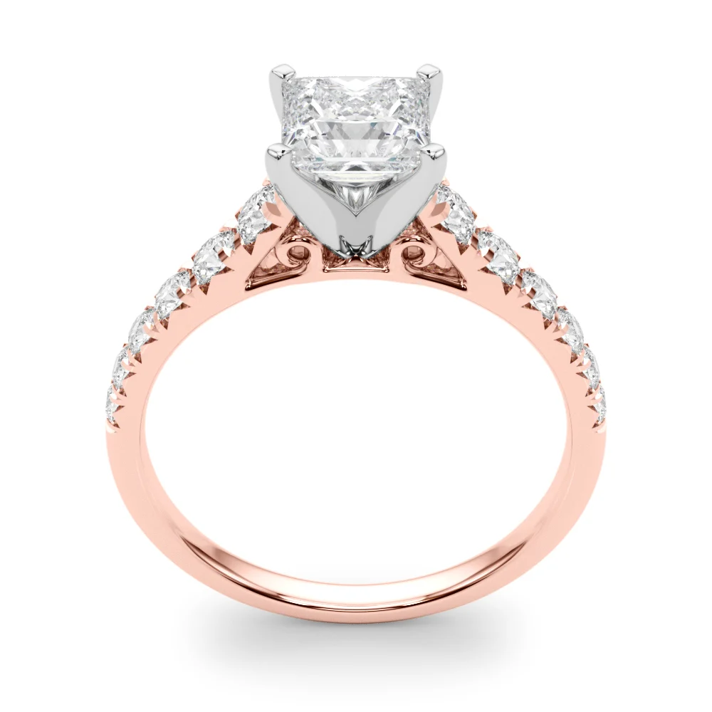 Graduated Diamond Engagement Ring - Image 75