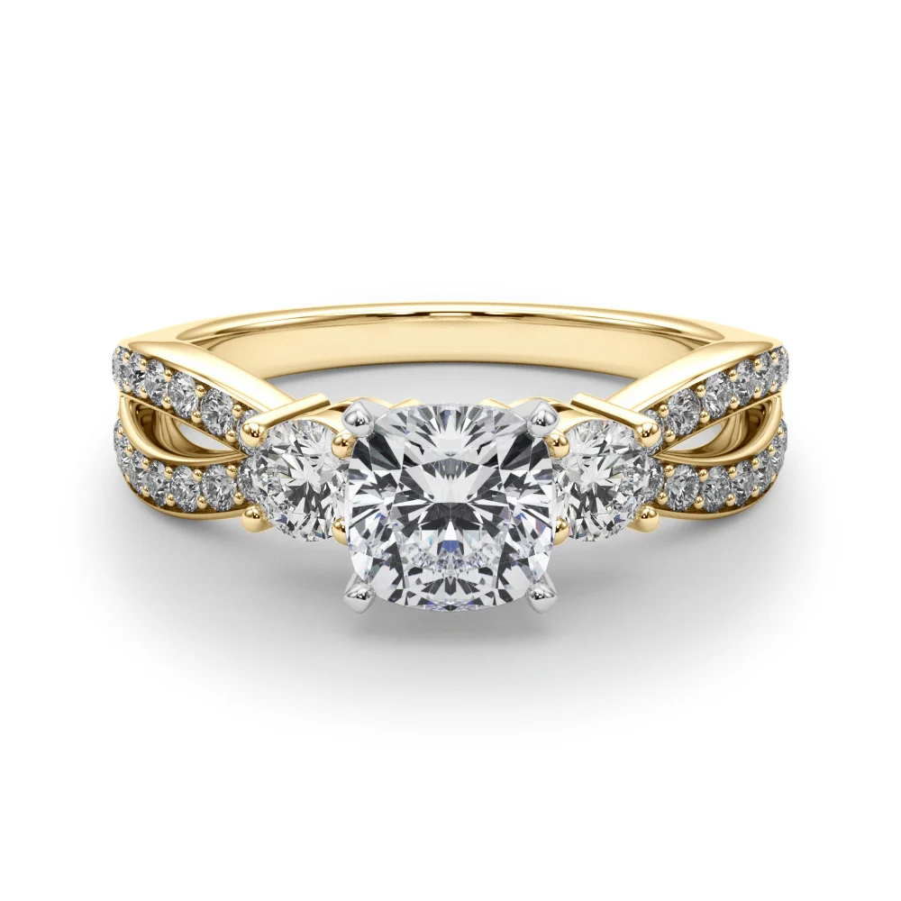 Split Shank Round Diamond Engagement Ring - Image 53