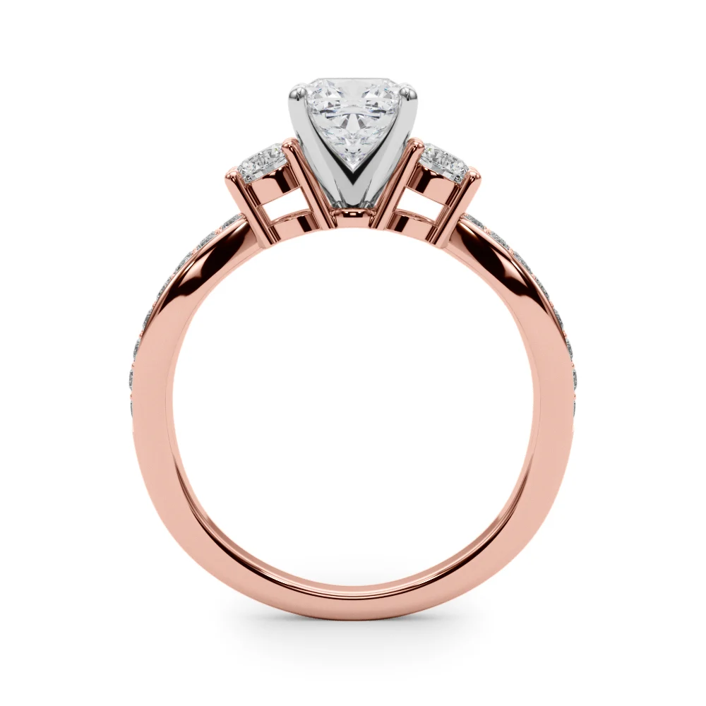 Split Shank Round Diamond Engagement Ring - Image 57