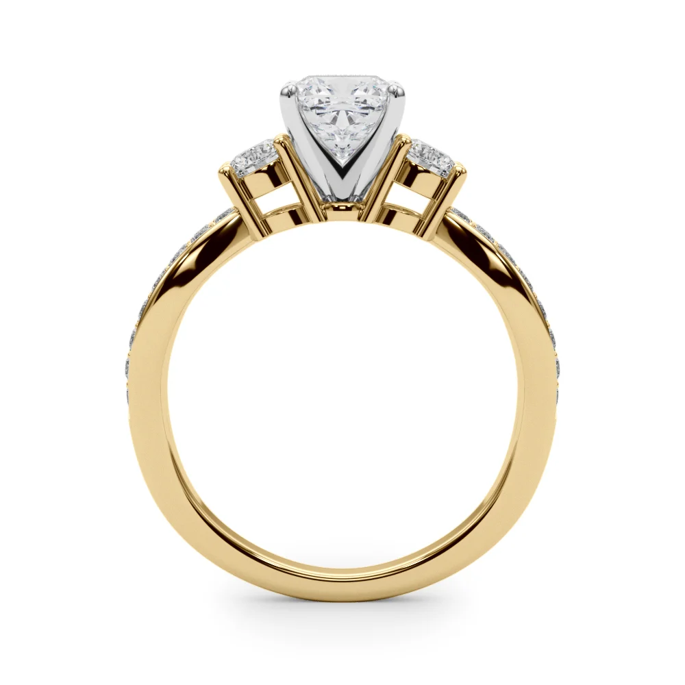 Split Shank Round Diamond Engagement Ring - Image 52