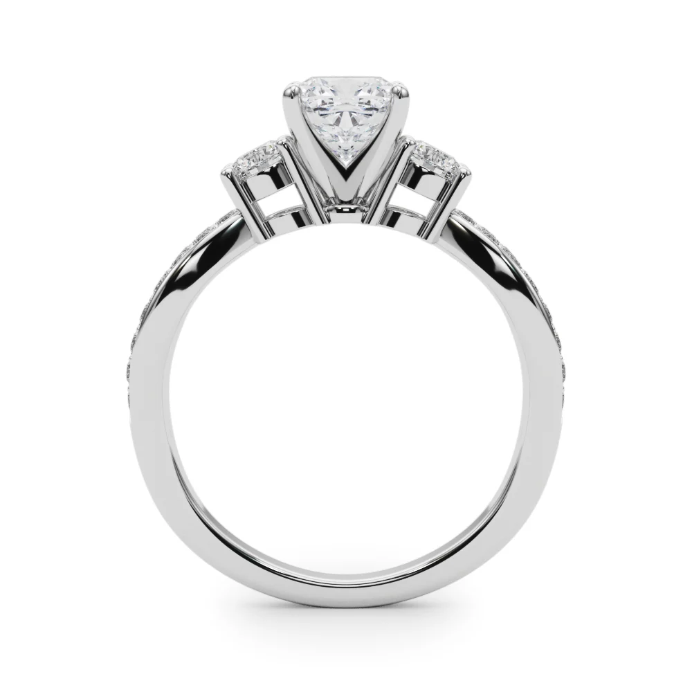 Split Shank Round Diamond Engagement Ring - Image 47