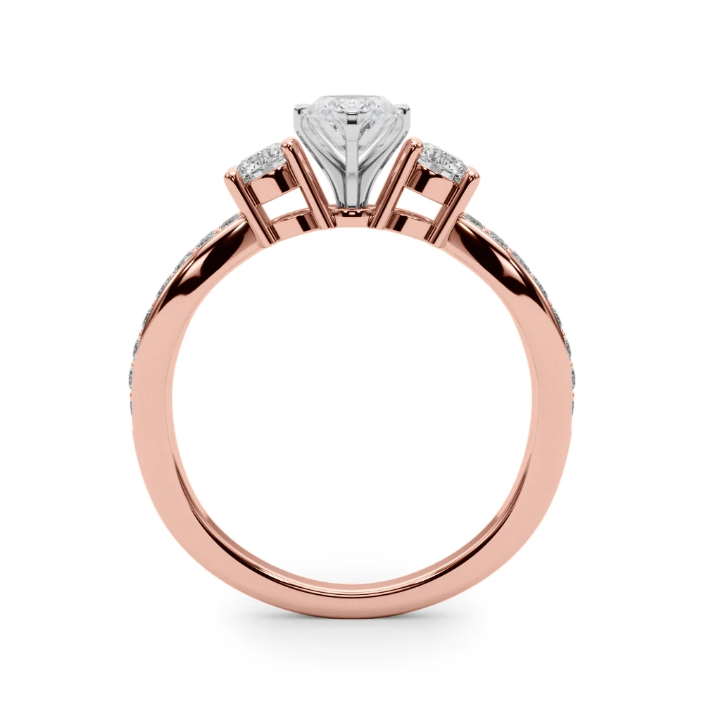 Split Shank Round Diamond Engagement Ring - Image 102