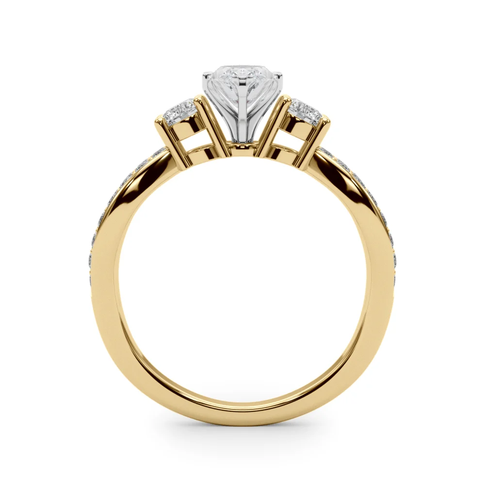 Split Shank Round Diamond Engagement Ring - Image 97