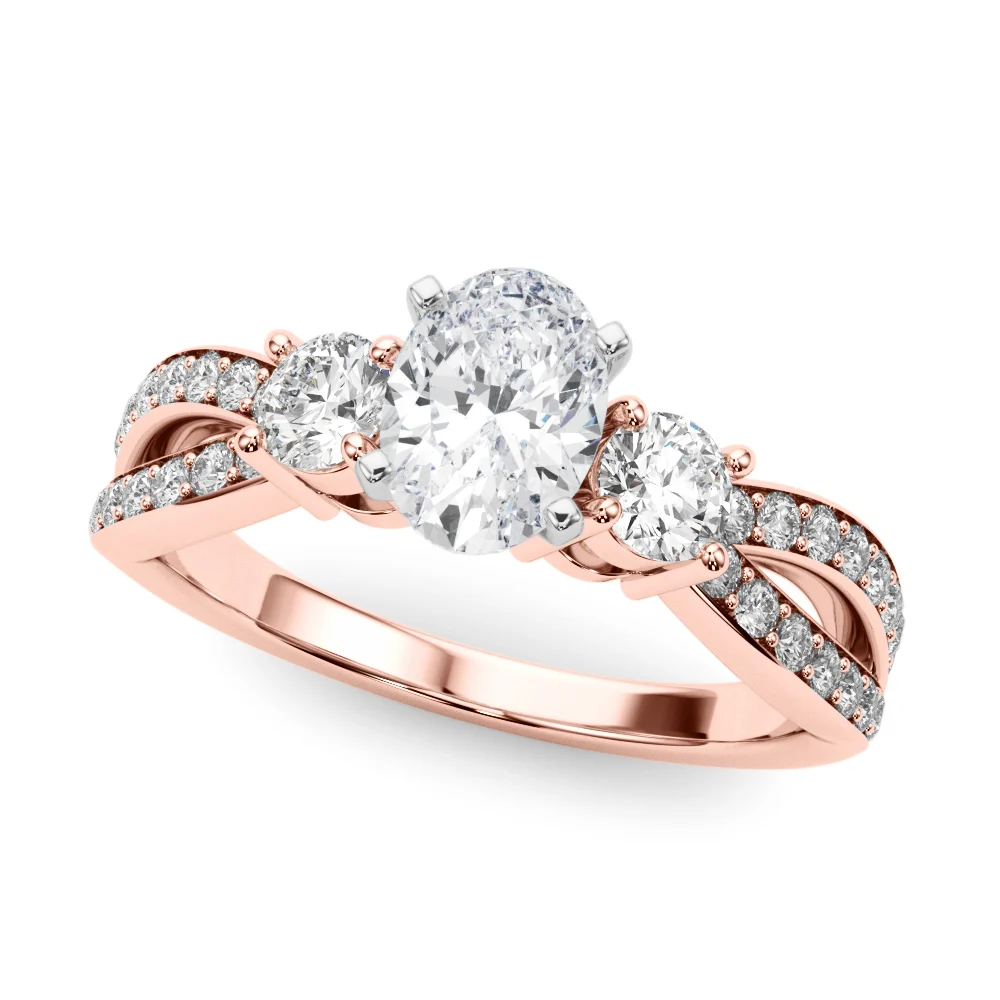 Split Shank Round Diamond Engagement Ring - Image 41