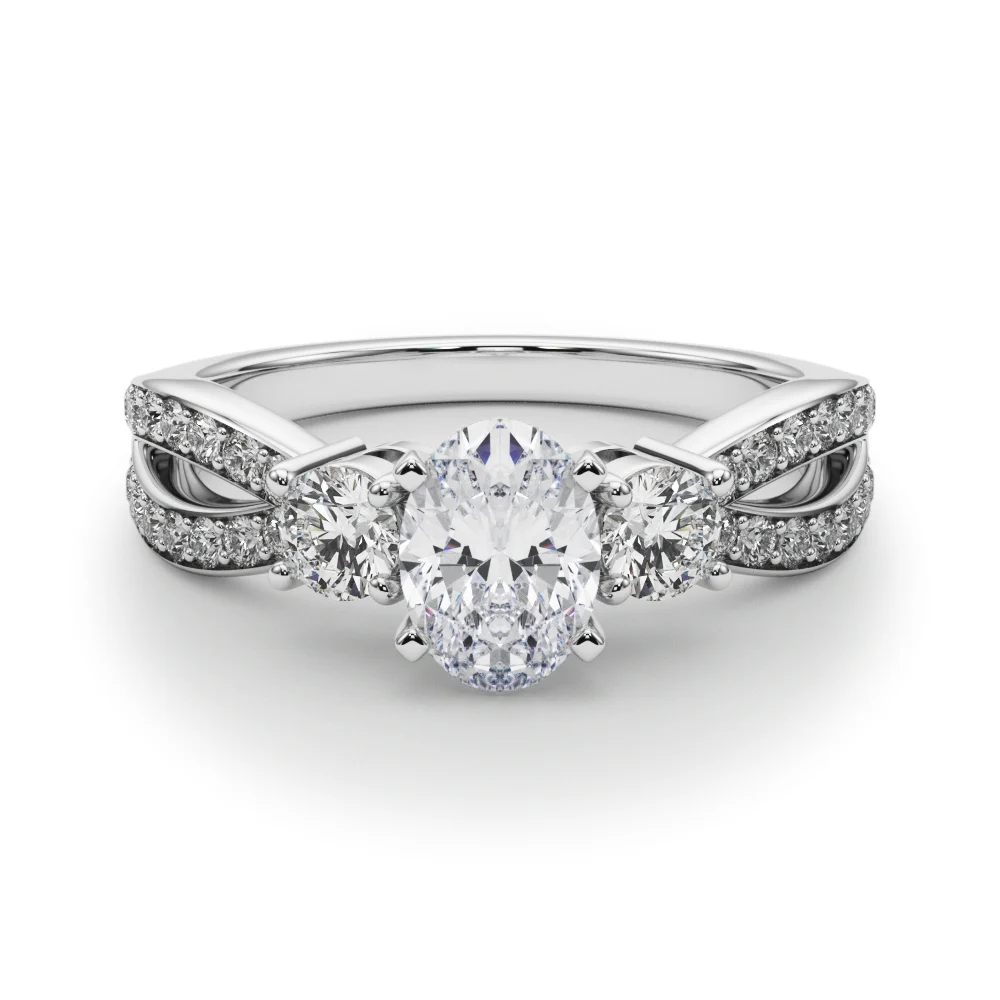 Split Shank Round Diamond Engagement Ring - Image 33