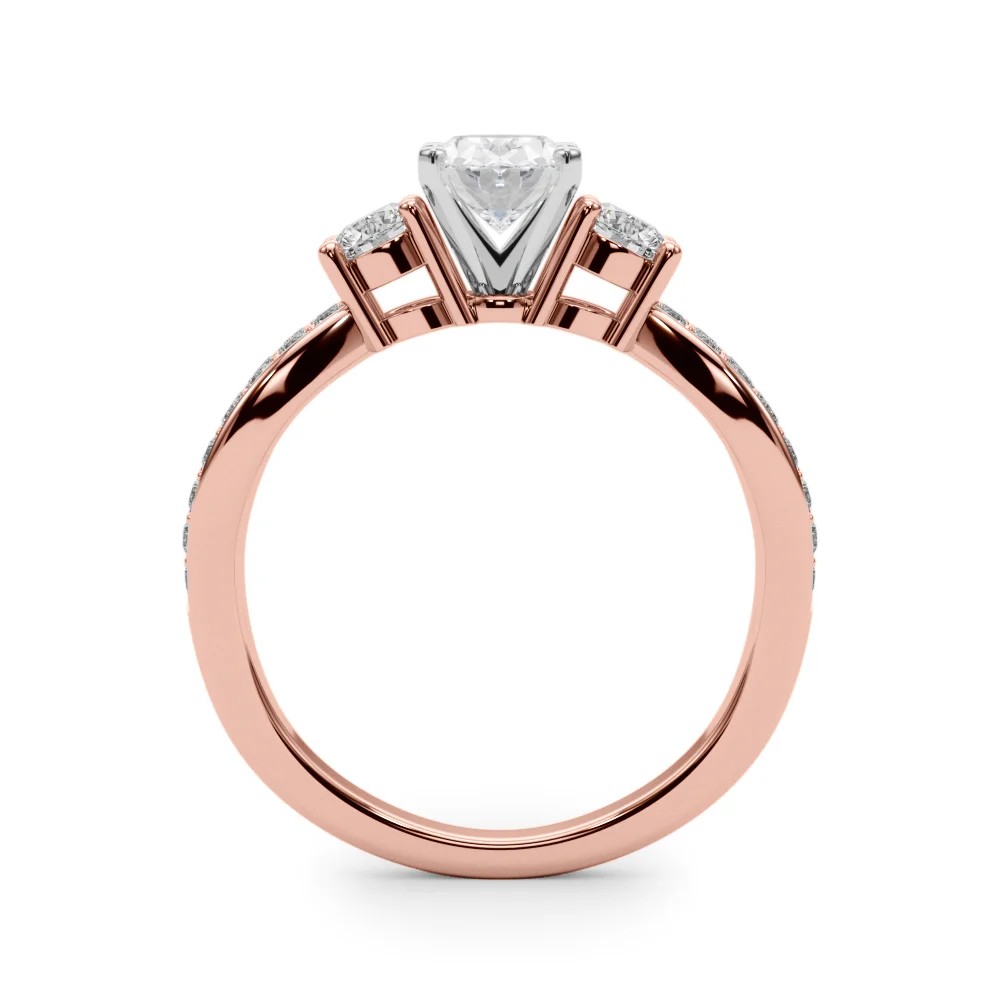 Split Shank Round Diamond Engagement Ring - Image 42