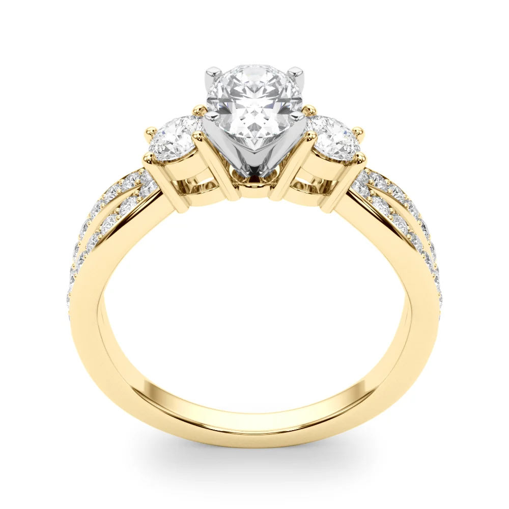 Split Shank Round Diamond Engagement Ring - Image 40