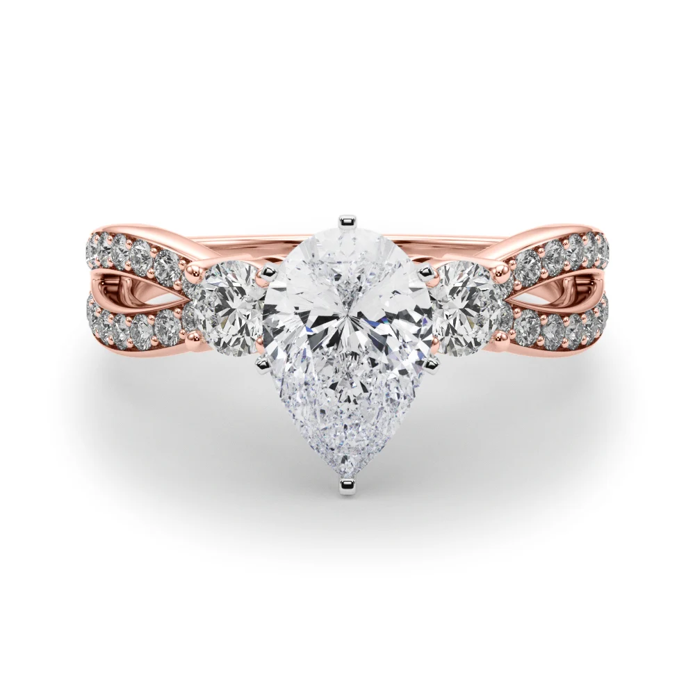 Split Shank Round Diamond Engagement Ring - Image 88