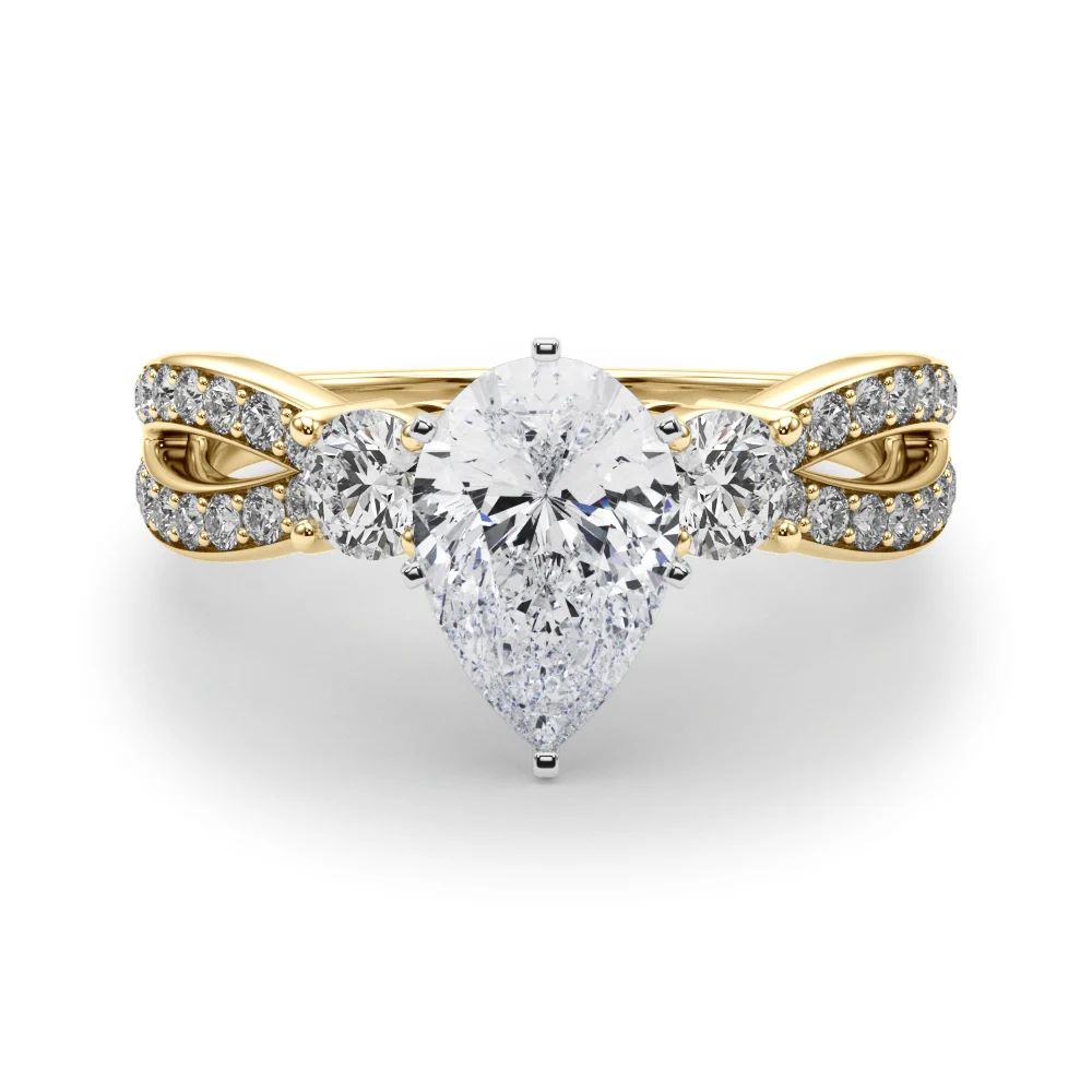 Split Shank Round Diamond Engagement Ring - Image 83