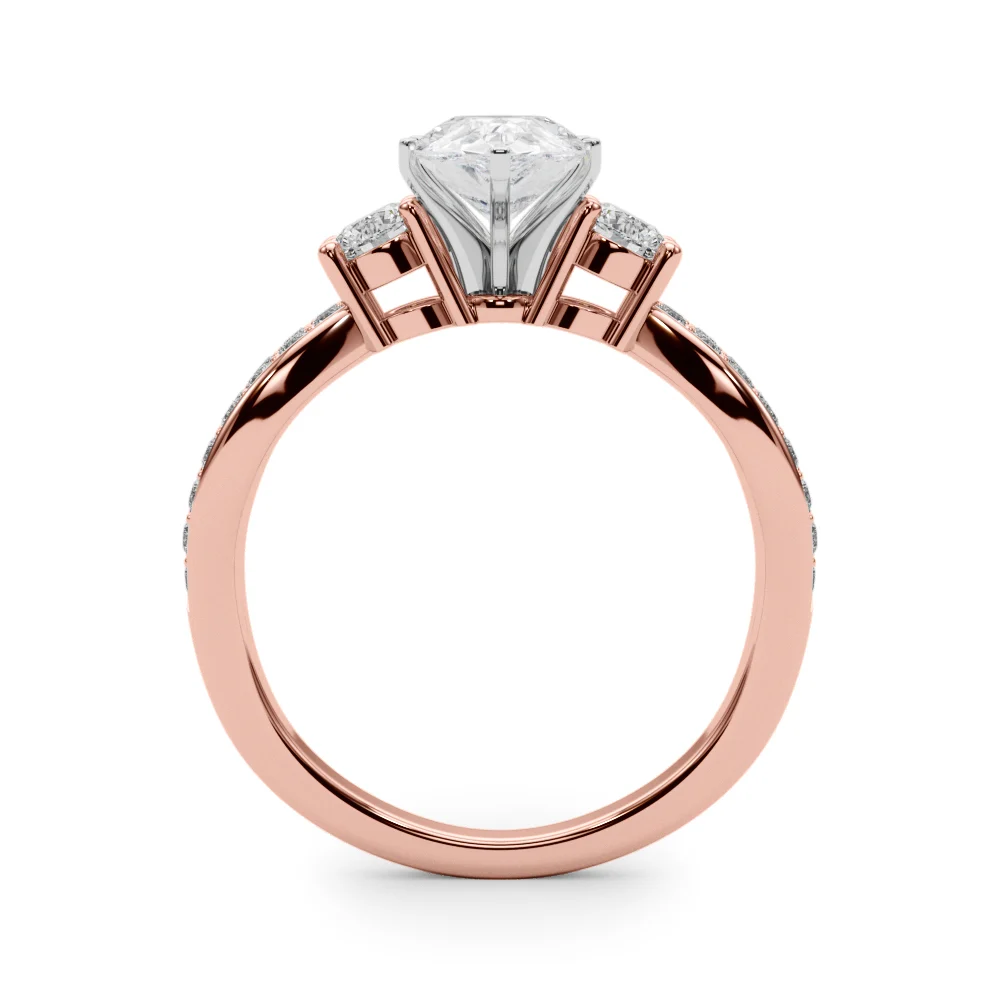 Split Shank Round Diamond Engagement Ring - Image 87