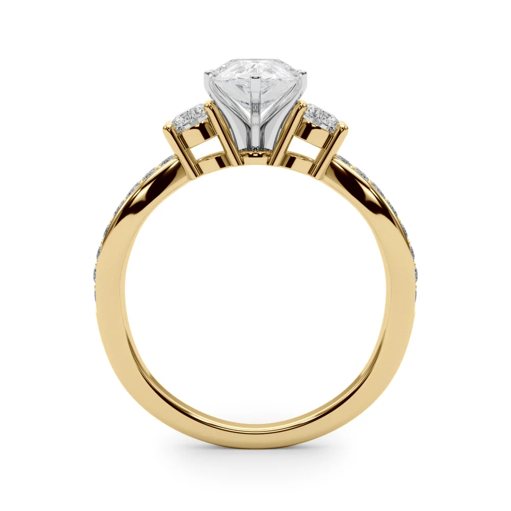 Split Shank Round Diamond Engagement Ring - Image 82