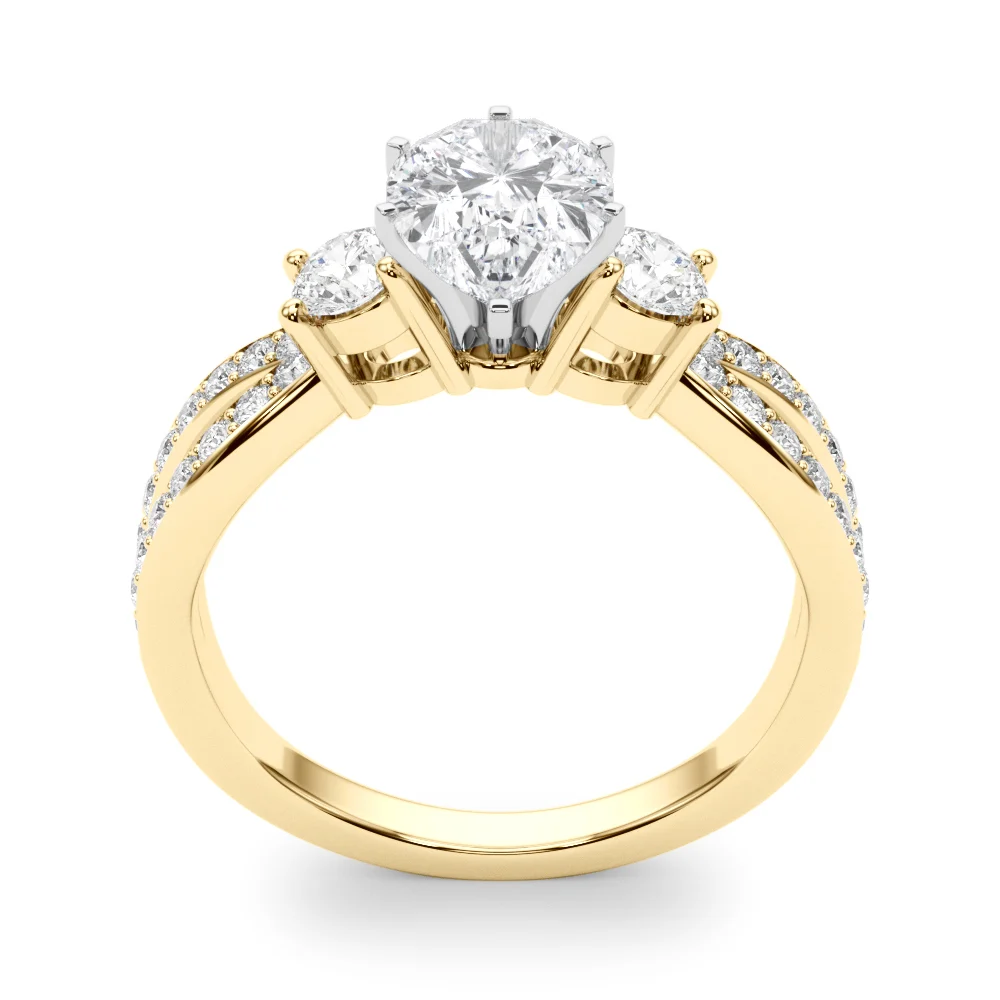 Split Shank Round Diamond Engagement Ring - Image 85