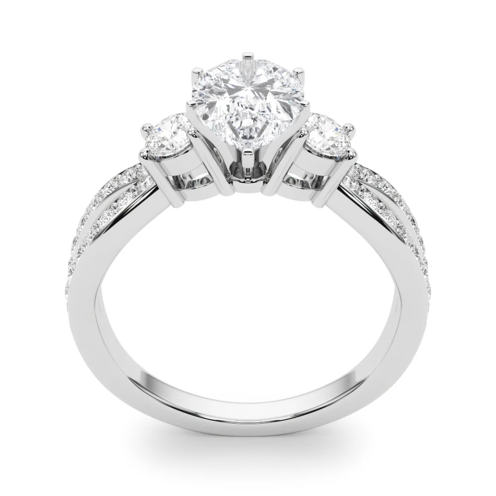 Split Shank Round Diamond Engagement Ring - Image 80