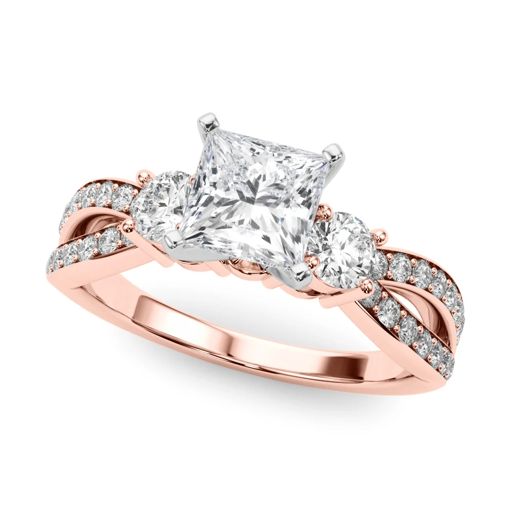 Split Shank Round Diamond Engagement Ring - Image 71