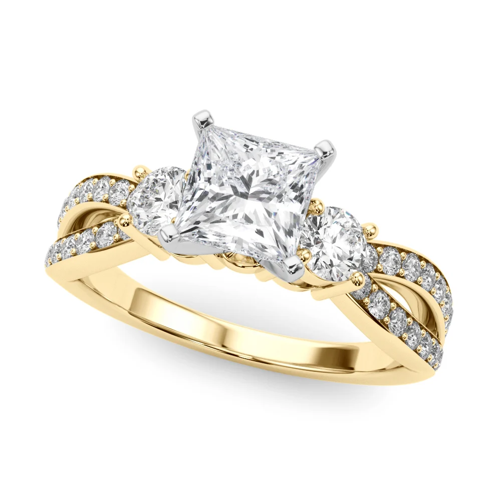 Split Shank Round Diamond Engagement Ring - Image 66