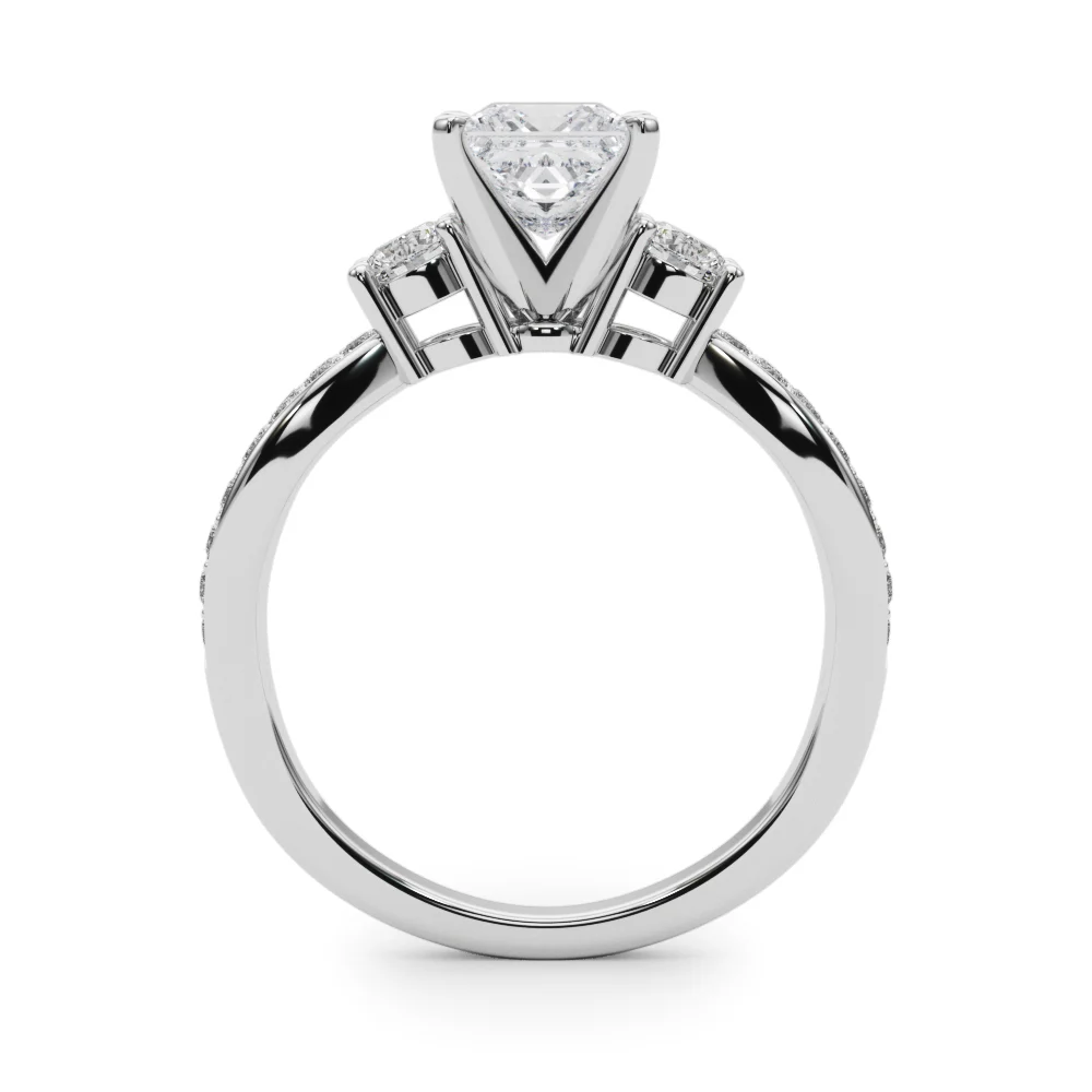 Split Shank Round Diamond Engagement Ring - Image 62