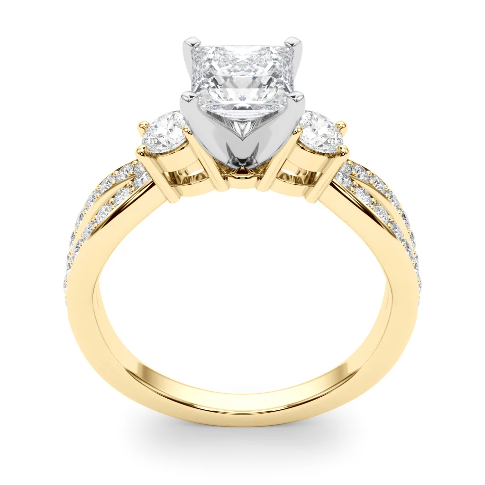 Split Shank Round Diamond Engagement Ring - Image 70