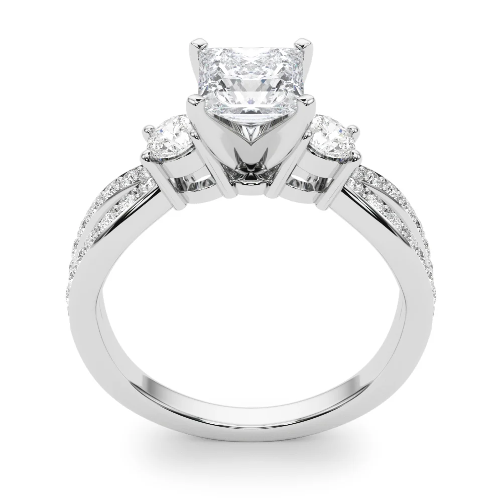 Split Shank Round Diamond Engagement Ring - Image 65