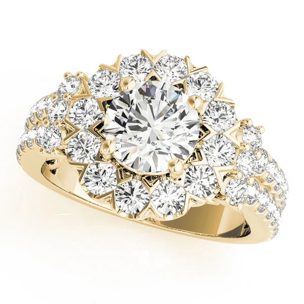 Vintage Accented Halo Engagement Rings - Image 4