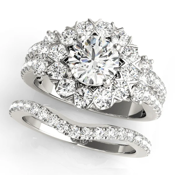 Vintage Accented Halo Engagement Rings - Image 3