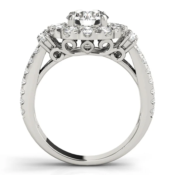 Vintage Accented Halo Engagement Rings - Image 2
