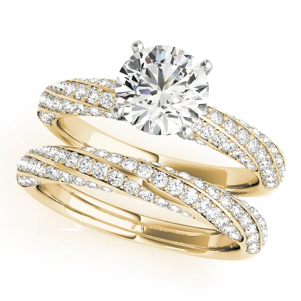 Twisting Pavé Engagement Ring - Image 6