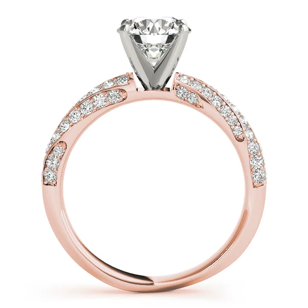 Twisting Pavé Engagement Ring - Image 8