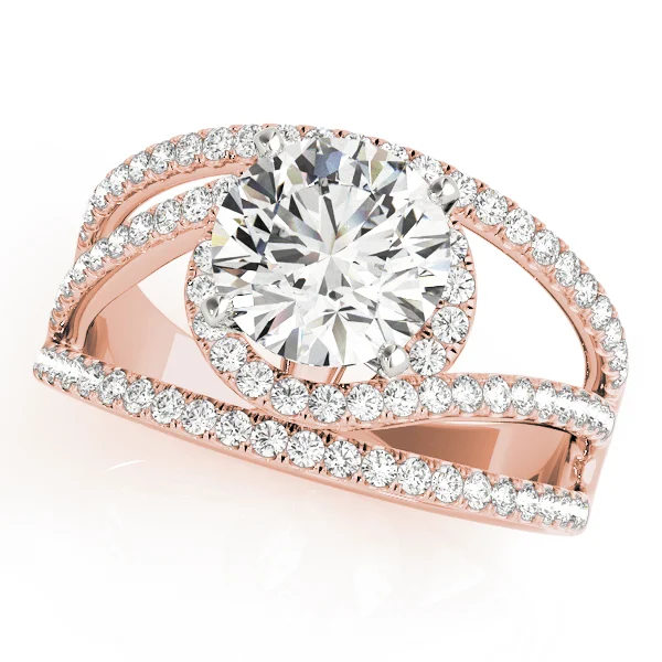 Bypass Multirow Engagement Ring - Image 9