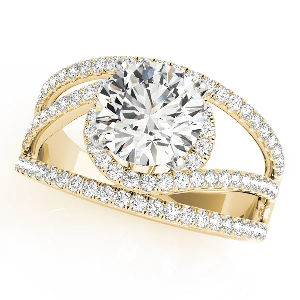 Bypass Multirow Engagement Ring - Image 5