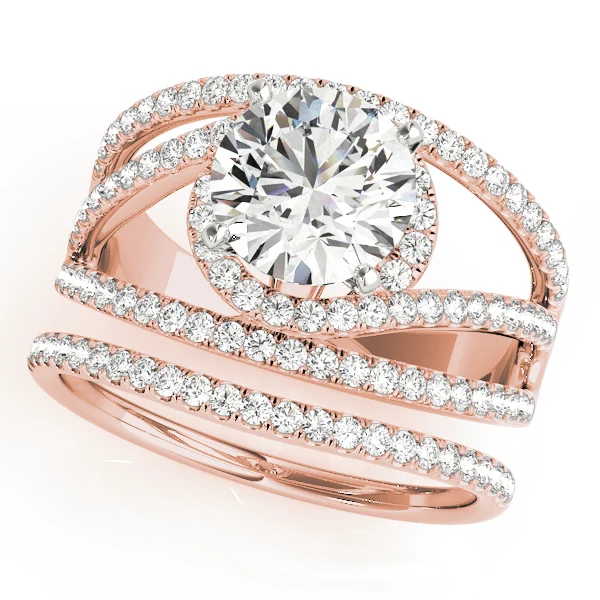 Bypass Multirow Engagement Ring - Image 11