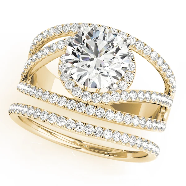 Bypass Multirow Engagement Ring - Image 7