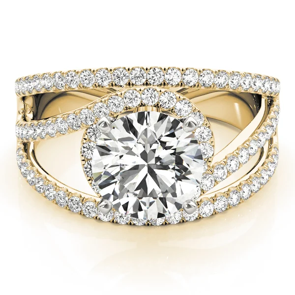 Bypass Multirow Engagement Ring - Image 8