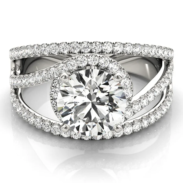 Bypass Multirow Engagement Ring - Image 4