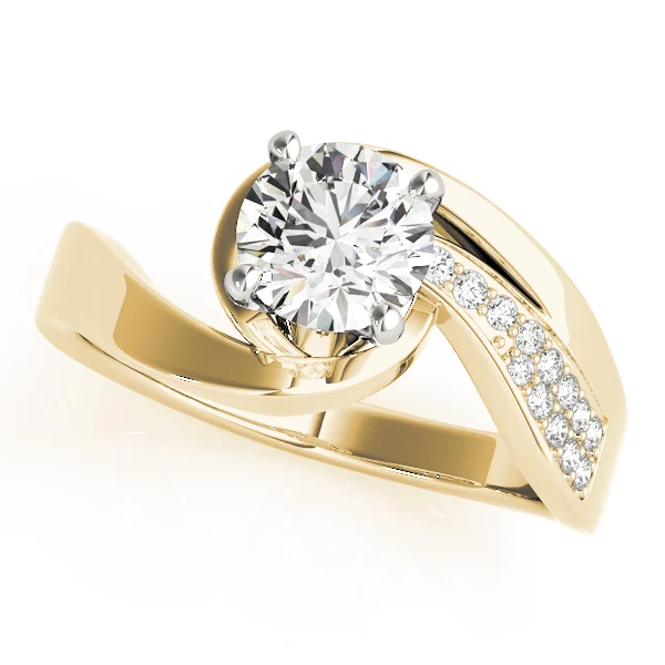 Bypass Accented Engagement Ring - Image 4