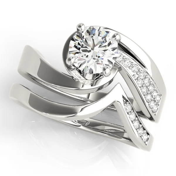 Bypass Accented Engagement Ring - Image 3