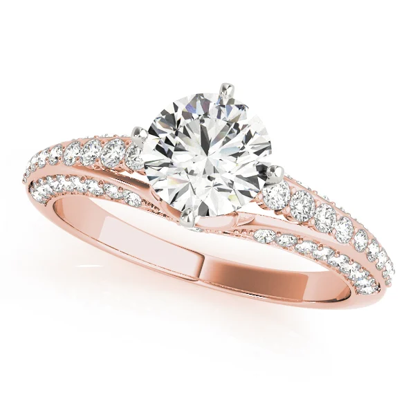 Multirow Pavé Engagement Ring - Image 7