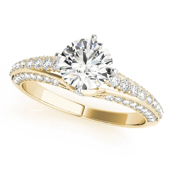 Multirow Pavé Engagement Ring - Image 4