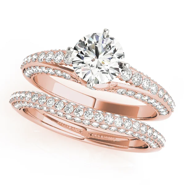 Multirow Pavé Engagement Ring - Image 9