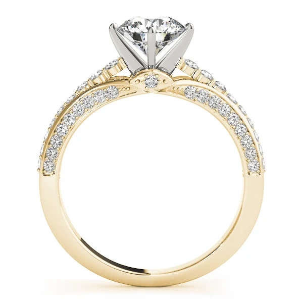 Multirow Pavé Engagement Ring - Image 5
