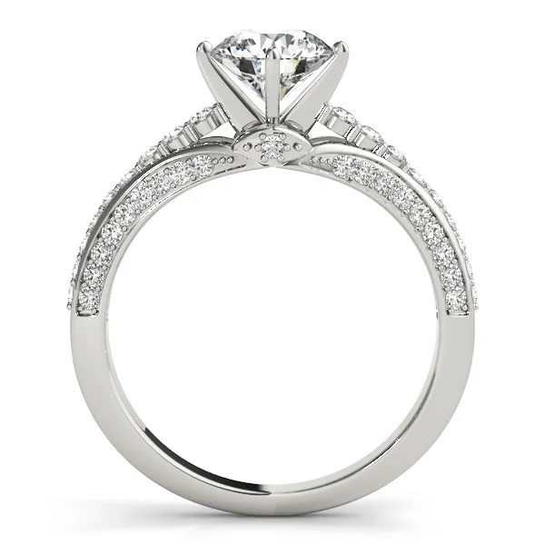 Multirow Pavé Engagement Ring - Image 2