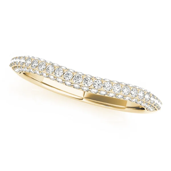 Multirow Pavé Wedding Rings - Image 3