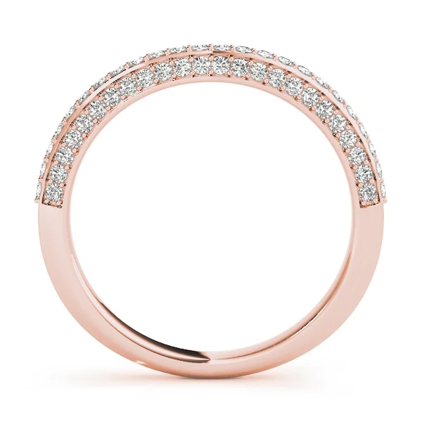Multirow Pavé Wedding Rings - Image 6