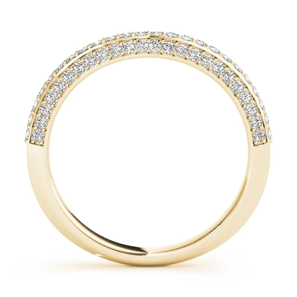 Multirow Pavé Wedding Rings - Image 4