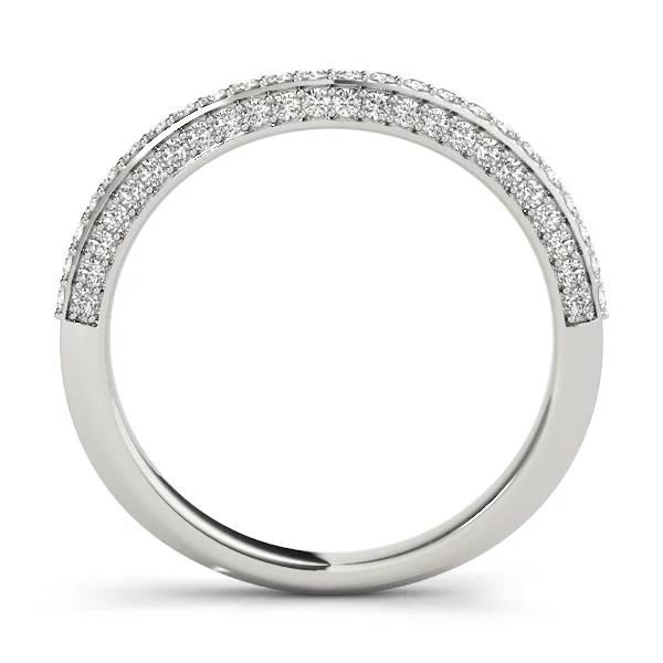 Multirow Pavé Wedding Rings - Image 2